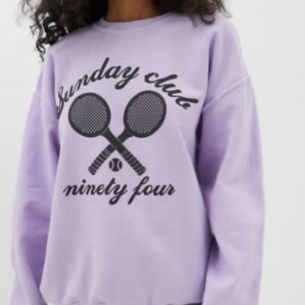 Urban outfitters tennis club Graphic Women's Sweatshirt s/m